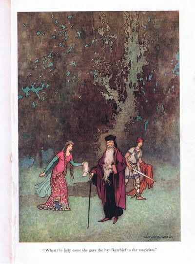 女性が来たとき 作： Warwick Goble